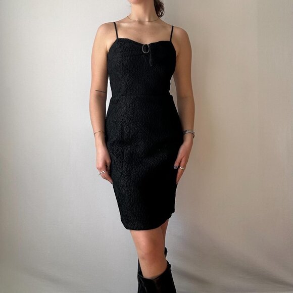 Betsey Johnson Fitted Black Mini Dress - Picture 4 of 8